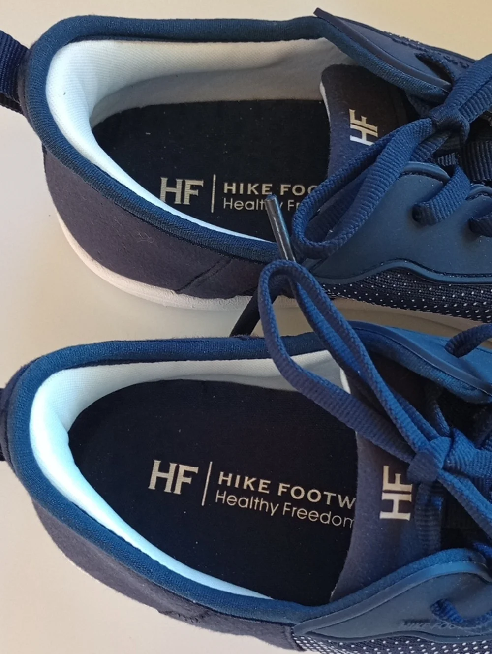 Hike Footwear Lace Up Wide Toe Lightweight Tennis Shoes Blue Size 9.5